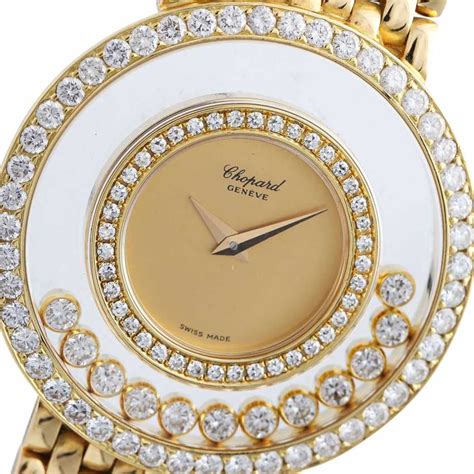 Auction: CHOPARD Happy Diamonds Damenuhr, Ref. 1159. Gold 18K. — buy ...