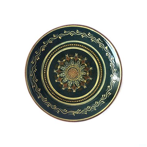 Sunflower Slip Design Platter | Andretta Pottery