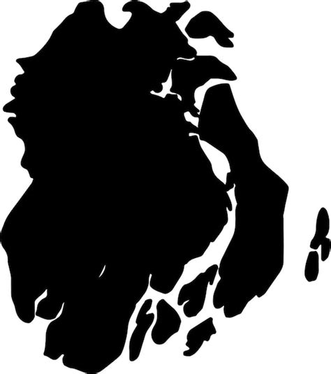 Mappa della silhouette di Barisal Bangladesh | Vettore Premium