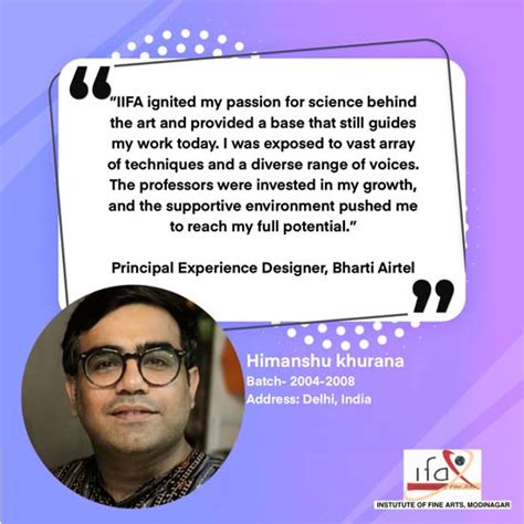 IIFA - Student's Reviews - Whats our shining alumni says