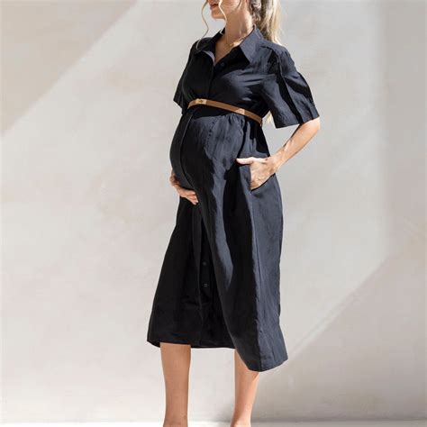 Sophia Maternity Work Dress in Black – Angel Maternity Australia