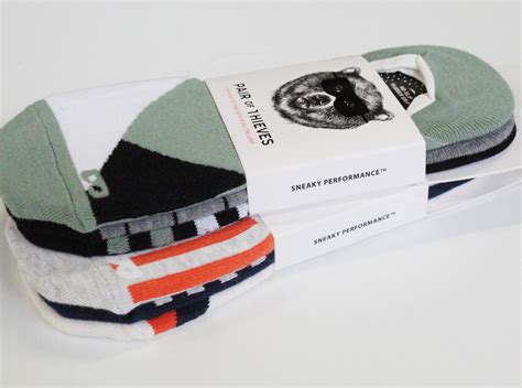 2 Packs of 3 - PAIR OF THIEVES - Men's NO SHOWS Socks - Size 9-12 ...