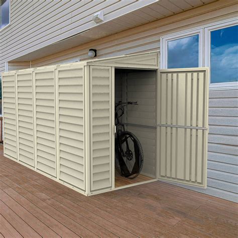 DuraMax 4X10 SideMate Vinyl Shed with Foundation [06725] | Free Shipping