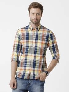 Double TWO Men Checkered Casual Multicolor Shirt - Buy Double TWO Men ...