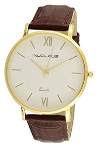 Nucleus Analog White Dial Unisex Watch | Splash Proof Quartz Movement ...
