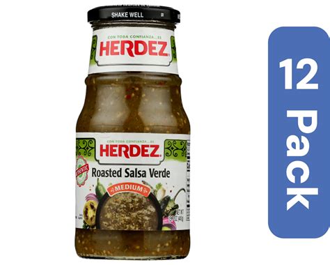 Herdez Roasted Green Salsa 15.7 oz (Pack Of 12) - Walmart.com