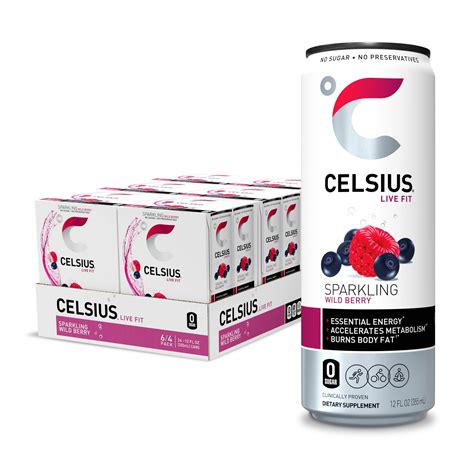 Snapklik.com : CELSIUS Essential Energy Drink 12 Fl Oz, Sparkling Wild ...