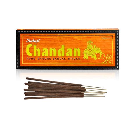 Box Pack of 1 (25 Sticks Per Box) Chandan Pure Mysore Sandal Premium ...