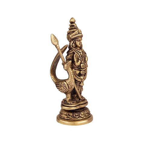 Artvarko Brass Lord Murugan Kartikeya Murugana Kumaraswamy Karthikeya ...