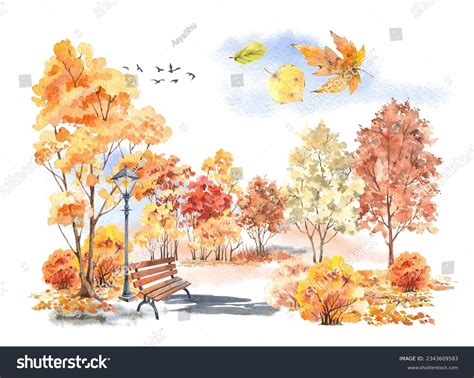 100,986 Fall Tree Watercolor Images, Stock Photos, 3D objects ...