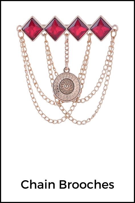 Checkout Chain Brooches for Sherwani & Blazers Online – JHONEA ACCESSORIES