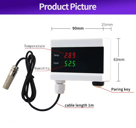 Image result for Wi-Fi Temperature Humidity Sensor