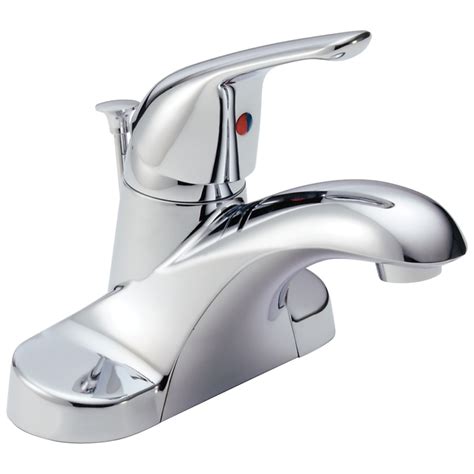 Delta Foundations Chrome 4-in centerset 1-Handle WaterSense Bathroom ...