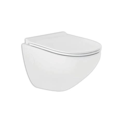 Parryware CARDIFF Wall Hung Commode, Ceramic Closed Rim Commode Toilet ...
