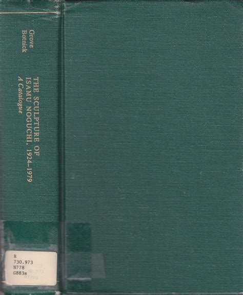 Buy Sculpture of Isamu Noguchi, 1924-79: A Catalogue (Reference Library ...