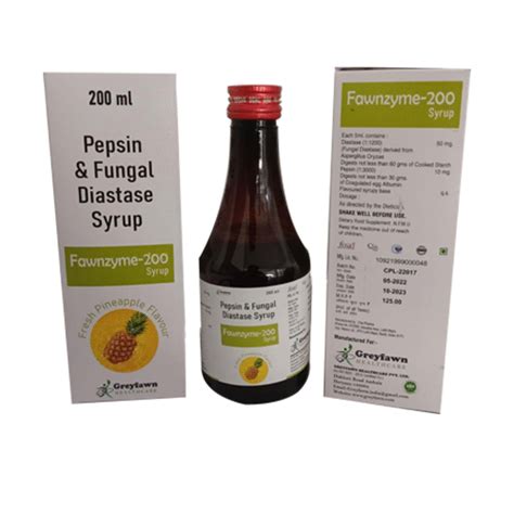 Fawnzyme-200 SYRUP Greyfawn Healthcare Pvt. Ltd.