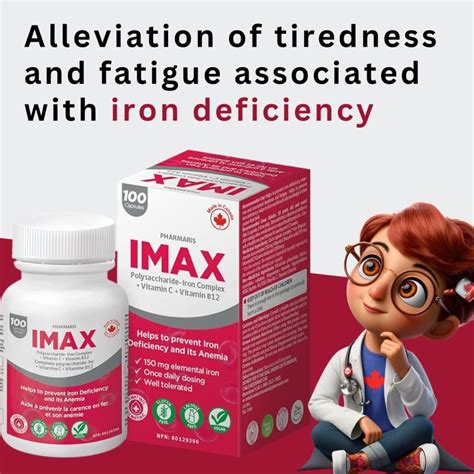Buy IMAX Polysaccharide Iron Complex + Vitamin C + Vitamin B12