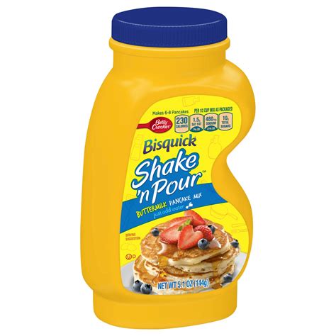Bisquick Betty Crocker Bisquick Shake 'n Pour, Buttermilk Pancake Mix ...