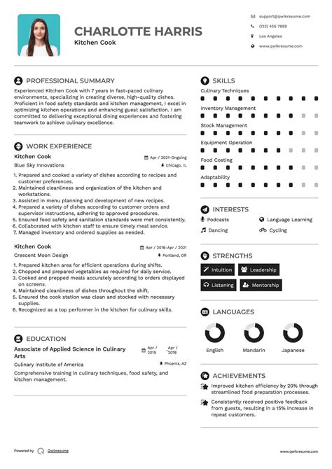 Image result for Assistant Cook Resume
