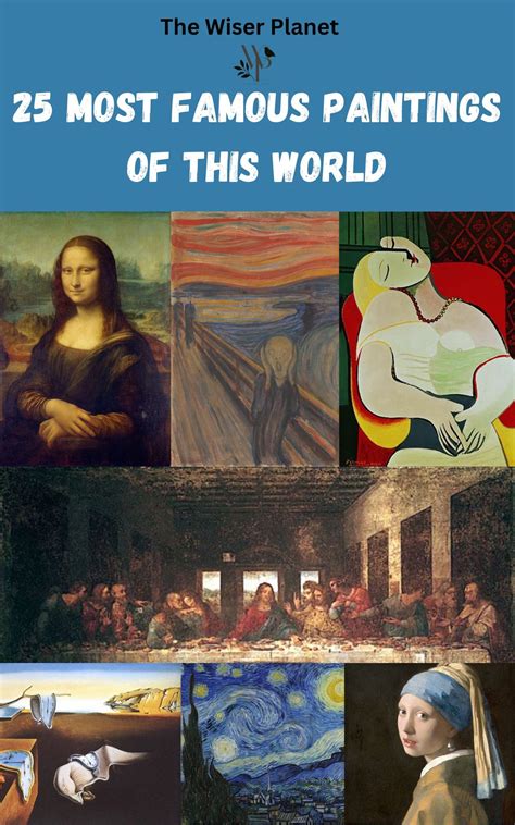 Most Famous Paintings In The World