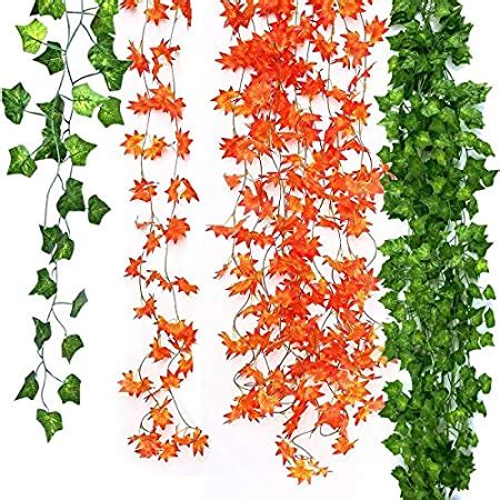 Buy Mundeya Artificial Garlands Hanging Leaves Greenery Vine Creeper ...