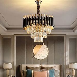 Buy G Gojeeva Black Mamba Chandelier with Stainless Steel Tube Crystal ...