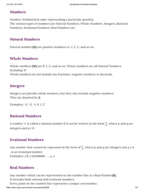 Number System Introduction 的图像结果