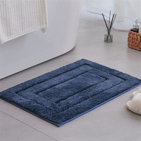 Amazon.com: GRANNY SAYS Navy Bathroom Rugs, Bath Mats for Bathroom Non ...