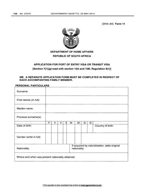 ZA DHA-84 Form 11 - Fill Online, Printable, Fillable, Blank - pdfFiller