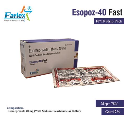 ESOPOZ-40 FAST Tablets Farlex Pharmaceuticals Private Limited