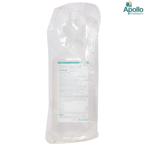 Paracip Injection 100 ml Price, Uses, Side Effects, Composition ...