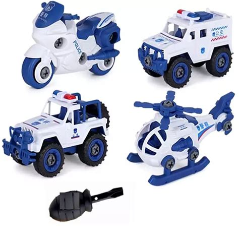 KTRS Enterprise Police DIY Assembe Police Vehicle 4 piece Set Nut ...