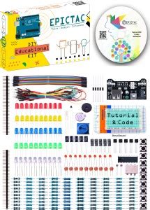 EPICTAC Basic Electronics Components Kit with Breadboard, Rasistors ...