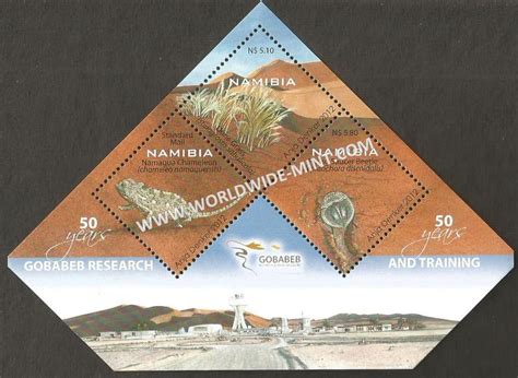 2012 Namibia Gobabeb Miniature Sheet - Odd Shaped – Worldwidemint
