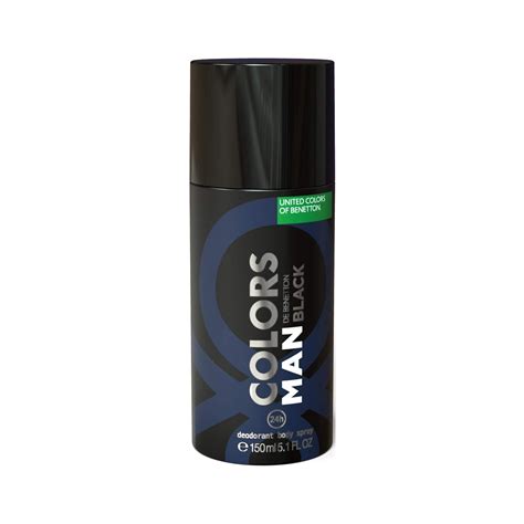 United Colors of Benetton Colors Black Deodorant Spray - 150ml For Men ...