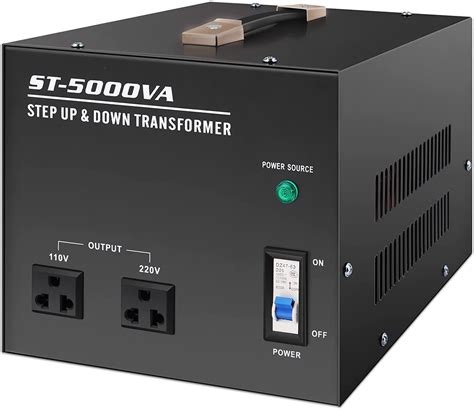 Buy Power Converter 220v to 110v Step UpDown 5000W Power ONOff Switch ...