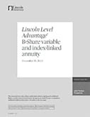 Lincoln Level Advantage® indexed variable annuity | Lincoln Financial