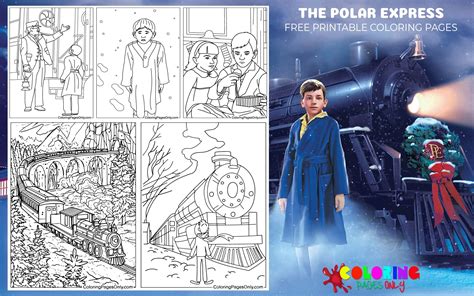 30+ Polar Express Coloring Pages - Free Printable PDF & Online Coloring