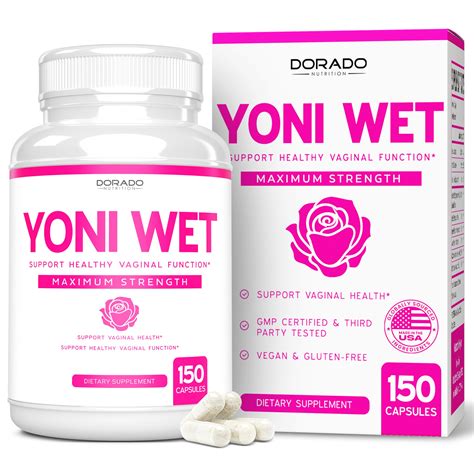 Amazon.com: Vaginal Moisturizer & Vaginal Dryness Supplement (150 Capsules) Support Vaginal ...