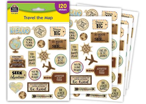 Travel The Map Stickers : Amazon.in: Office Products