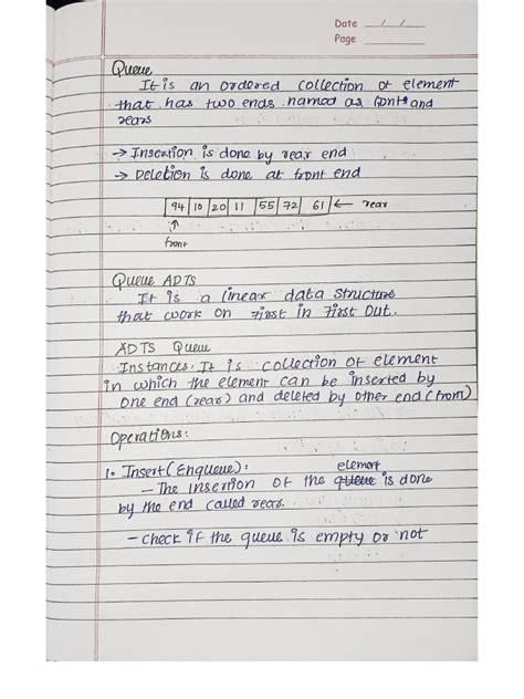 ADT Operation for Array Implementation of Queue 的图像结果