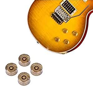 BuyChoice Acrylic Guitar Knobs Speed Control Volume Tone For Lp ...