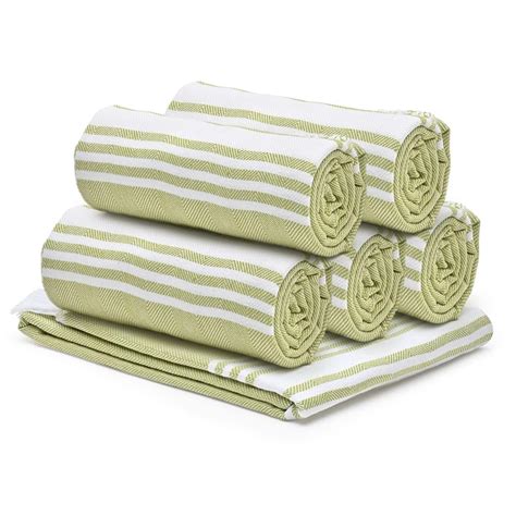The Better Home Cotton Bath Towel Set (6Pcs - 150cmx75cm, 200gsm ...