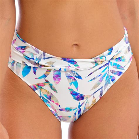 Amazon.com: Fantasie Women's Calypso Harbour Mid Rise Bikini Brief Swim ...