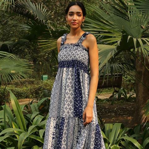 Get Tie-up Shoulder Detail A-Line Dress at ₹ 636 | LBB Shop