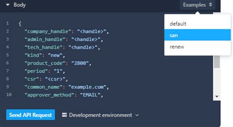 Image result for API Request Body Example