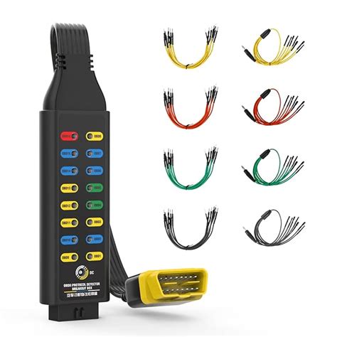 OBDII Protocol Detector Breakout Box DC8V-30V Automotive Diagnostic ...