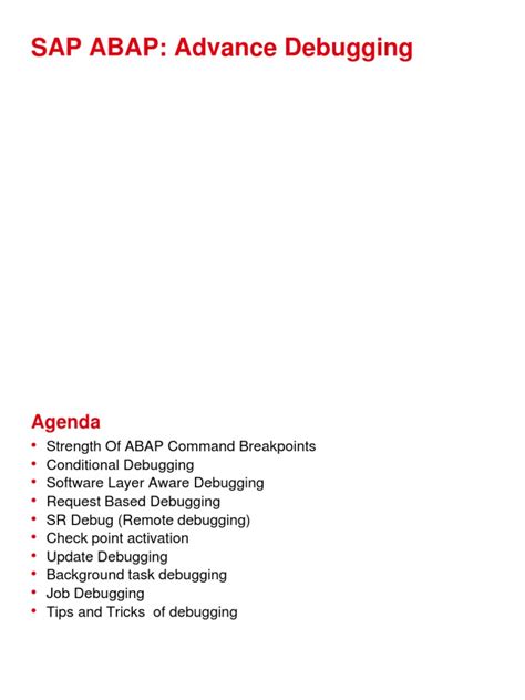 SAP ABAP Debugging 的图像结果