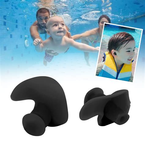 Buy Swimming Earplugs, Silicone Swimming Earplugs Reusable Silicone Ear ...