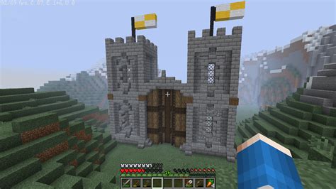 Image result for Castle Castle Gate Minecraft Tutorial
